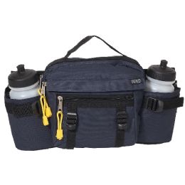 30 Pieces Dual Squeeze Hydration Pack In Navy - Fanny Pack