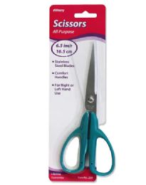 144 Wholesale All Purpose Scissors, 6.5 Inches