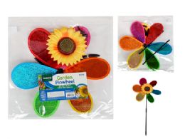 72 Pieces Pinwheel Sunflower - Wind Spinners