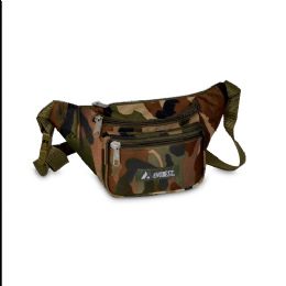 50 Pieces Woodland Camo Waist Pack - Fanny Pack