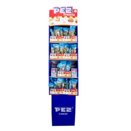 108 pieces Pez Shipper 108pc Pez Treats 84 Dispenser / 24 6pk Rolls - Food & Beverage
