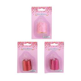 36 pieces Votive Led Glitter 1.5in 3ast 18red/9pcea Hot Pink/soft Pink Val Blister Card - Candles & Accessories
