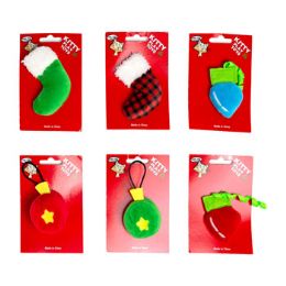 48 Pieces Cat Toy Christmas Assortment 6 Styles In Merch Display #ct11624 - Pet Toys