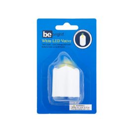36 pieces Votive Led White 1.5in Blister Card Be Bright Artwork - Candles & Accessories