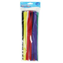 144 Bulk Frizzy Stems, Assorted Colors, 45 Count