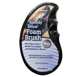 72 Wholesale Speedy Shine Foam Brush, Black