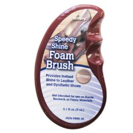 72 Pieces Speedy Shine Foam Brush, Brown - Footwear Accessories