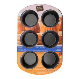 12 Wholesale Baker's Secret 11in 6 Cup Muffin Pan, Duraslate Non Stick C/p 12