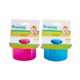24 pieces Premia 3 Section Milk Powder Dispenser C/p 24 - Baby Accessories