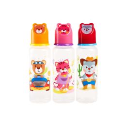 36 Pieces Safety 1st 9oz Baby Bottle W/animal Shape Cap C/p 36 - Baby Bottles