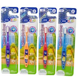 24 Wholesale 1pk Kids Butter on Gums Softex Toothbrush
