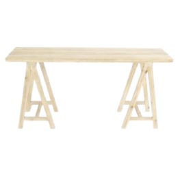 Wholesale Natural Wood Trestle Table Desk