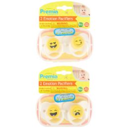 36 pieces Premia Baby 2pk Emotion Pacifiers C/p 36 - Baby Accessories