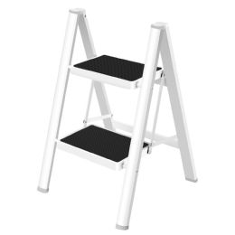Wholesale Soctone White 2-Step Ladder Folding Stool