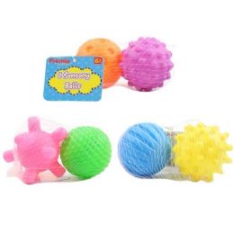 24 pieces Premia Playtime 2pk Sensory Balls C/p 24 - Baby Toys
