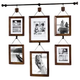 3 Wholesale FRAME 8OP GALLERY ROD SET ESPRESSO