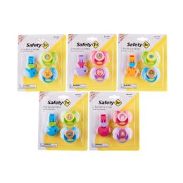 36 pieces Safety 1st 2pk Pacifiers & Holder C/p 36 - Baby Accessories