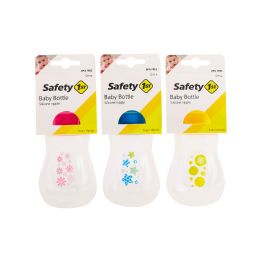 36 Bulk Safety 1st 5oz Side Grip Baby Bottle W/print C/p 36