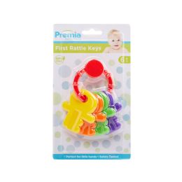 24 Pieces Premia Baby First Rattle Keys C/p 24 - Baby Toys