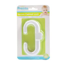 36 pieces Premia Baby Safe White Cabinet Lock C/p 36 - Baby Accessories