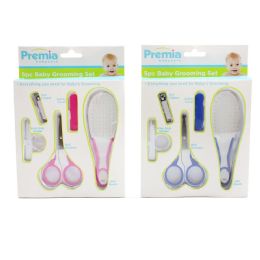 48 Wholesale 5pc Premia Baby Grooming Set C/p 48