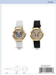 12 Wholesale Ladies Watch - AR-1001-001 assorted colors