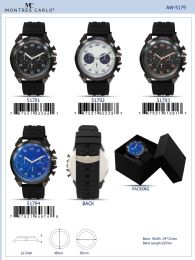 12 Bulk Men's Watch - 51791 assorted colors