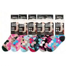 72 Pairs Cotton Crew Length Socks With All Day Cushion Comfort - Womens Thermal Socks