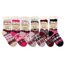 72 Pairs Furry Slipper Socks For Women Kitten Fluffy And Sherpa Socks -  Womens Thermal Socks