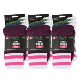 48 Pairs Daresay Women Trouser Socks With Comfort Band Stretchy - Womens Crew Sock