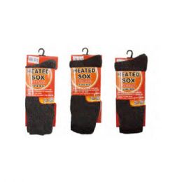 72 Pairs Mens Thermal Socks Keeps Feet Warmer Size 10-13 - Mens Thermal Sock