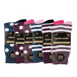 144 Pairs Lady Winter Warm Work Merino Wool Boot Socks - Womens Thermal Socks