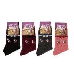 144 Pairs Wool Outdoor Lady Wool Sock For Women - Womens Thermal Socks