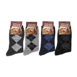 144 Wholesale Man Heavy Duty Winter Boot Socks