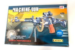 12 Pairs Light Up Machine Gun Toy (24 Inches Long) - Toy Weapons