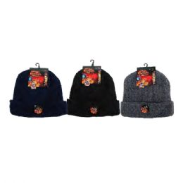 72 Pieces Men`s Knitted Beanie Skull Cap Warm Winter Woolen Cap - Winter Beanie Hats