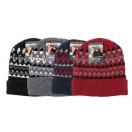 144 Pieces Men Hat Insulated Winter Beanie Assorted - Winter Beanie Hats