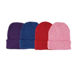 144 Wholesale Lady Woollen Beanie Hat