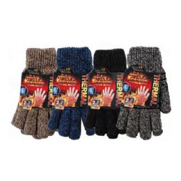 72 of Men`s Warm Winter Thermal Insulated Snowman Ski Warmth Comfort Knitted Gloves
