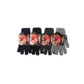 72 Pairs Man Thermal Winter Heated Gloves - Knitted Stretch Gloves