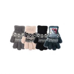72 Wholesale Ladies Touch Winter Stretch Gloves