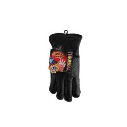 72 Wholesale Heated Man Thermal Glove Only Black