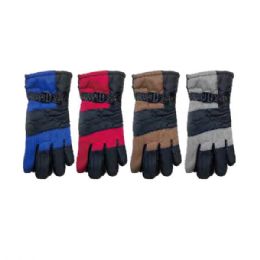 72 pieces Thermaxxx Winter Ski Gloves Men Zipper Pocket w/ Grip