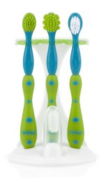 24 Pieces Nuby 4-Stage Oral Care Set (aqua) - Baby Beauty & Care Items