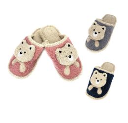 36 Wholesale Cute Animal Slippers Warm Winter Slippers Soft Fleece Plush House Slippers