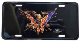 24 Pieces License Plate 2nd Amendment With Eagle And Usa Flag - Auto Sunshades and Mats