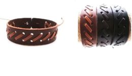 60 Bulk Faux Leather Bracelet