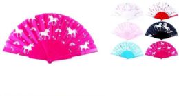 96 Pieces Unicorn Style Hand Fan - Novelty & Party Sunglasses