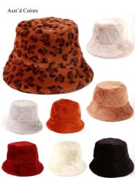 48 Wholesale Women's Fuzzy Bucket Hat