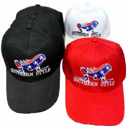 24 Pieces Southern Style Baseball Cap - Baseball Caps & Snap Backs